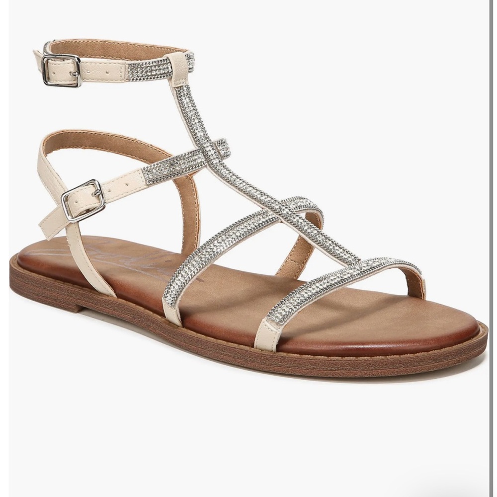 Zodiac Cintia Rhinestone Gladiator Sandal - Birch Size 9 NWT - BUNDLE DISCOUNT! - Picture 2 of 8